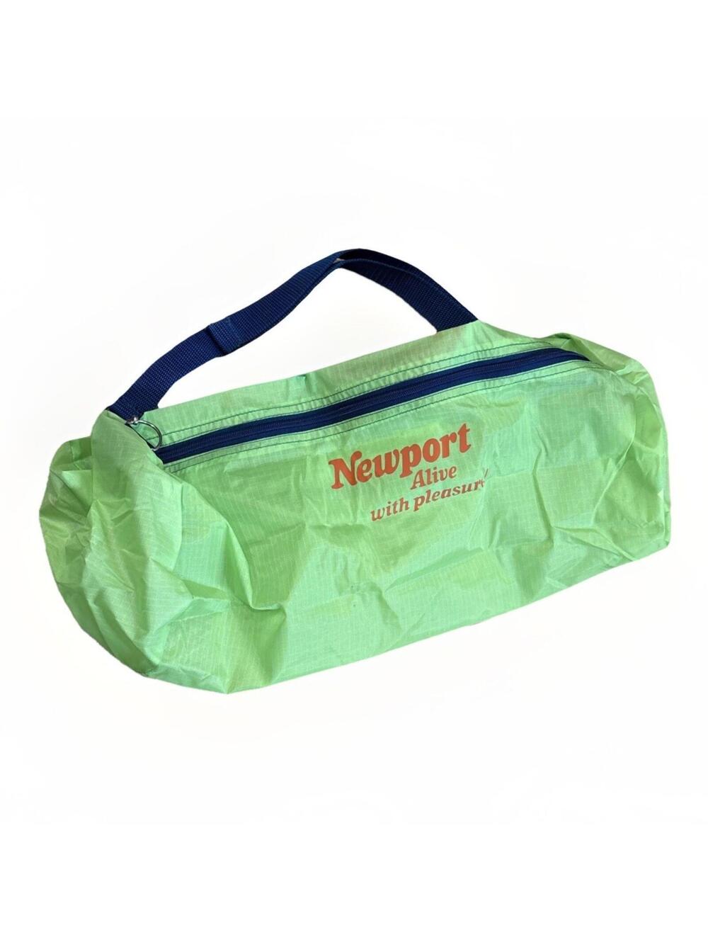 Vintage Newport "Alive with Pleasure" Nylon Duffle Bag